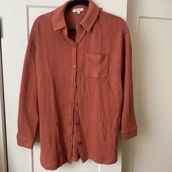 Madewell Textural Knit Shirt-Jacket - Picture 4 of 4